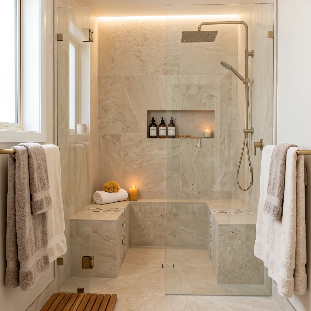 Small Walk-In Shower Ideas