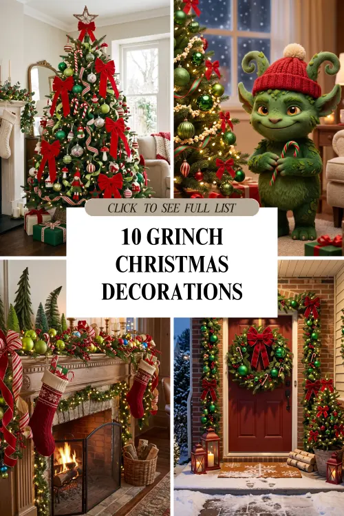 Grinch Christmas decorations