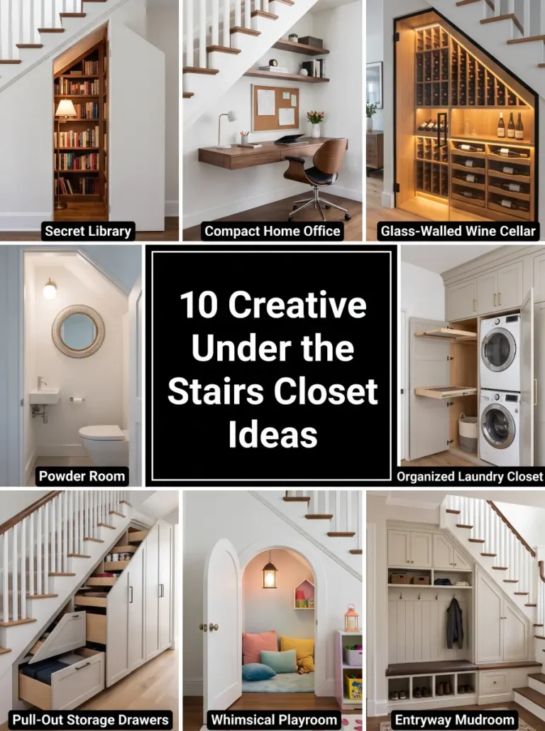 Creative Under the Stairs Closet ideas
