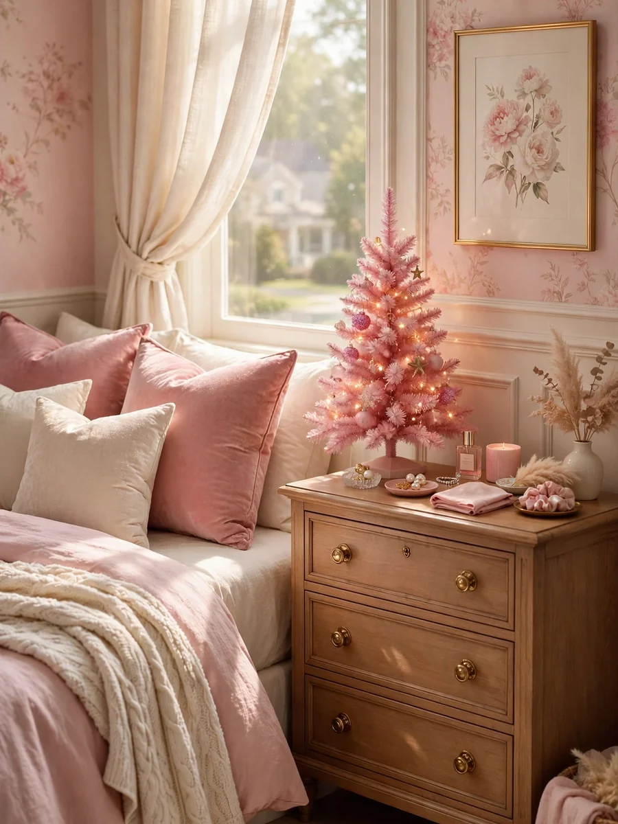 coquette christmas decor