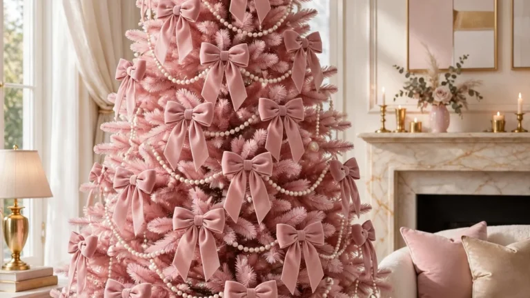 coquette christmas decor