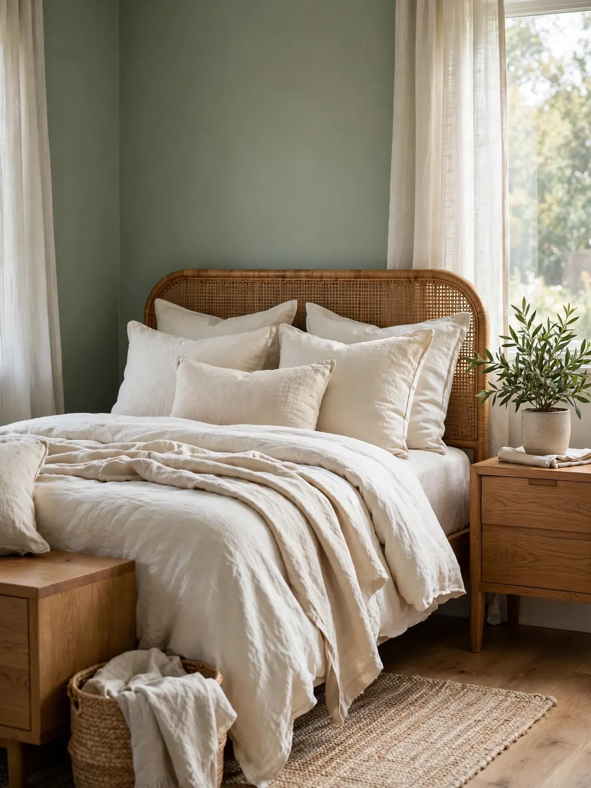 greenery bedroom ideas