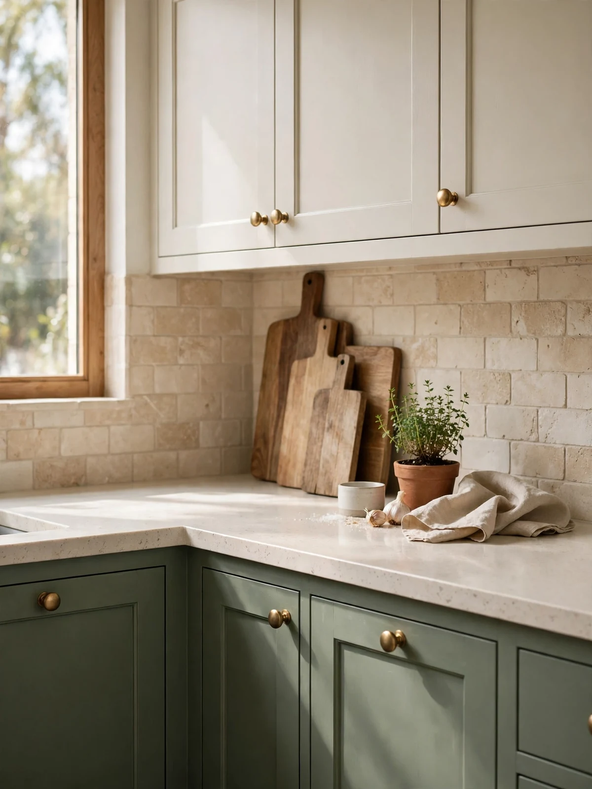 sage green kitchen