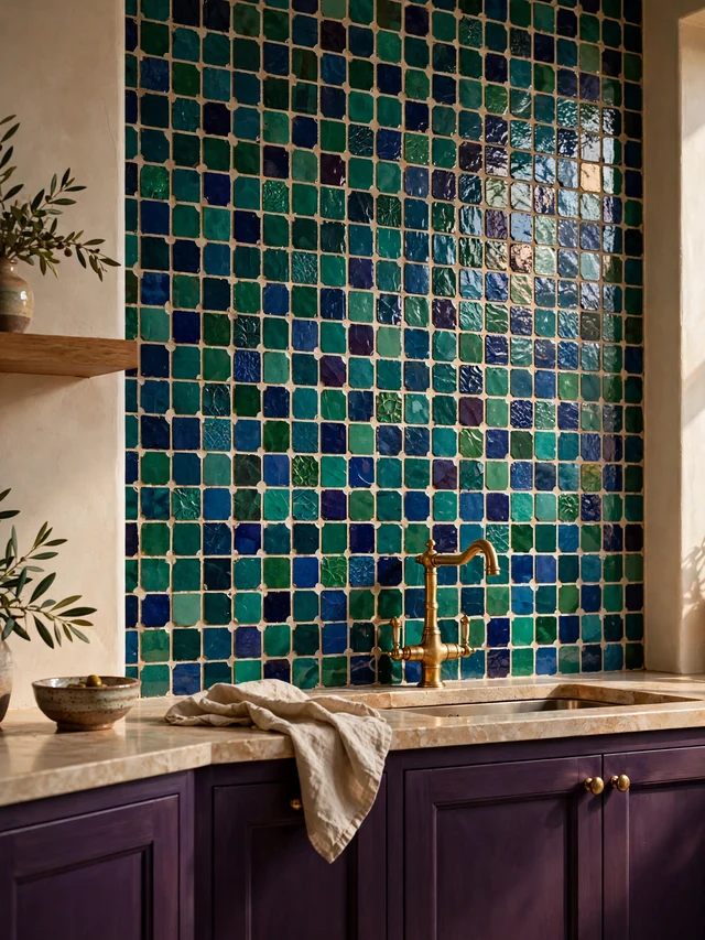 aubergine kitchen