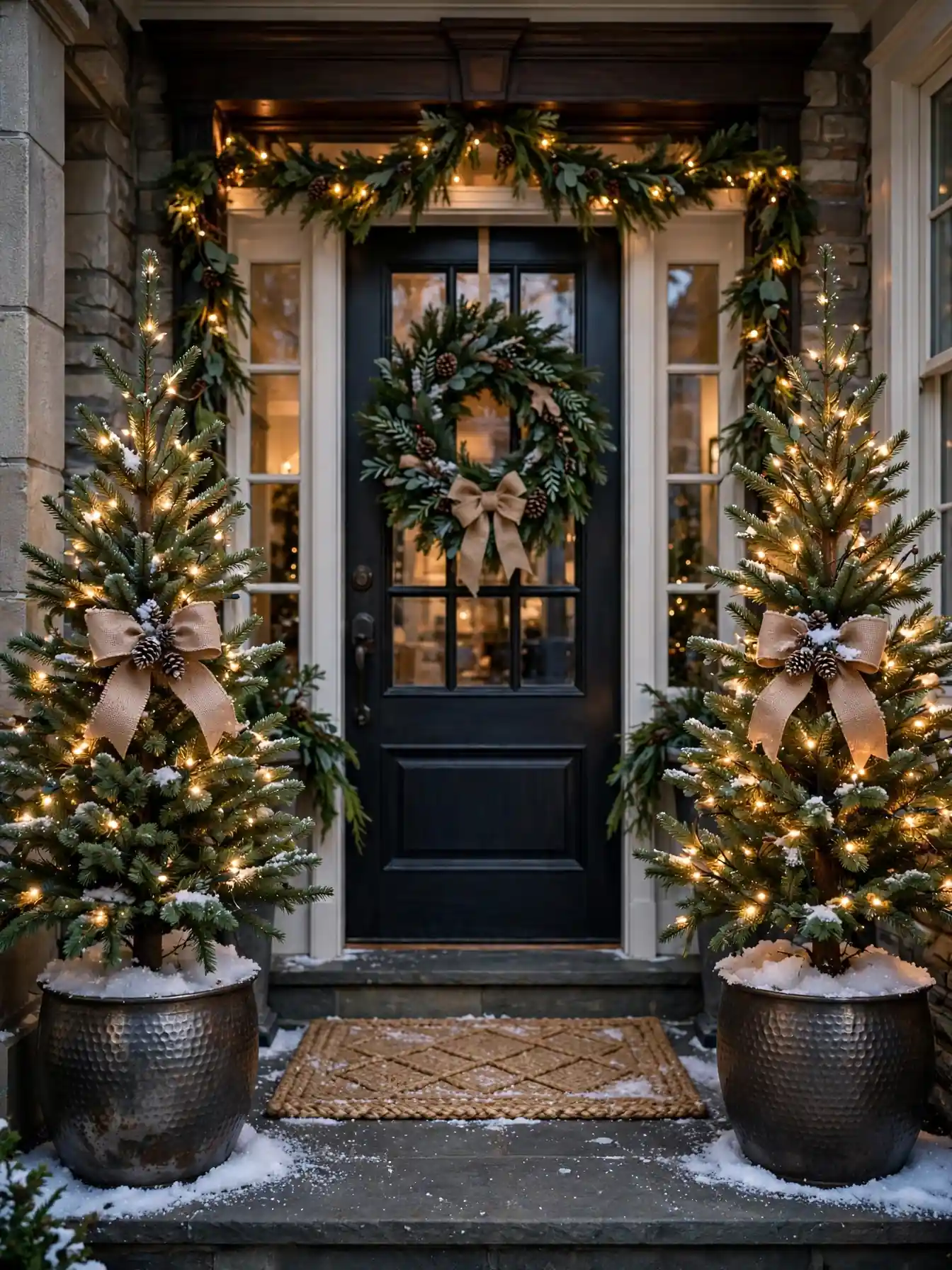 15 Festive Christmas Porch Decor Ideas to Welcome the Holidays 9 christmas porch decor