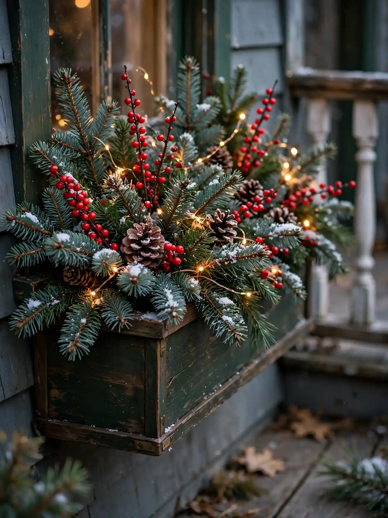 15 Festive Christmas Porch Decor Ideas to Welcome the Holidays 12 christmas porch decor