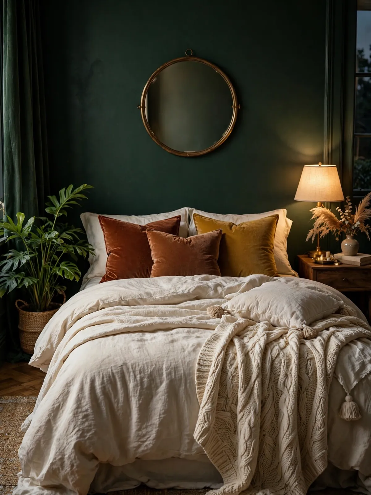 greenery bedroom ideas