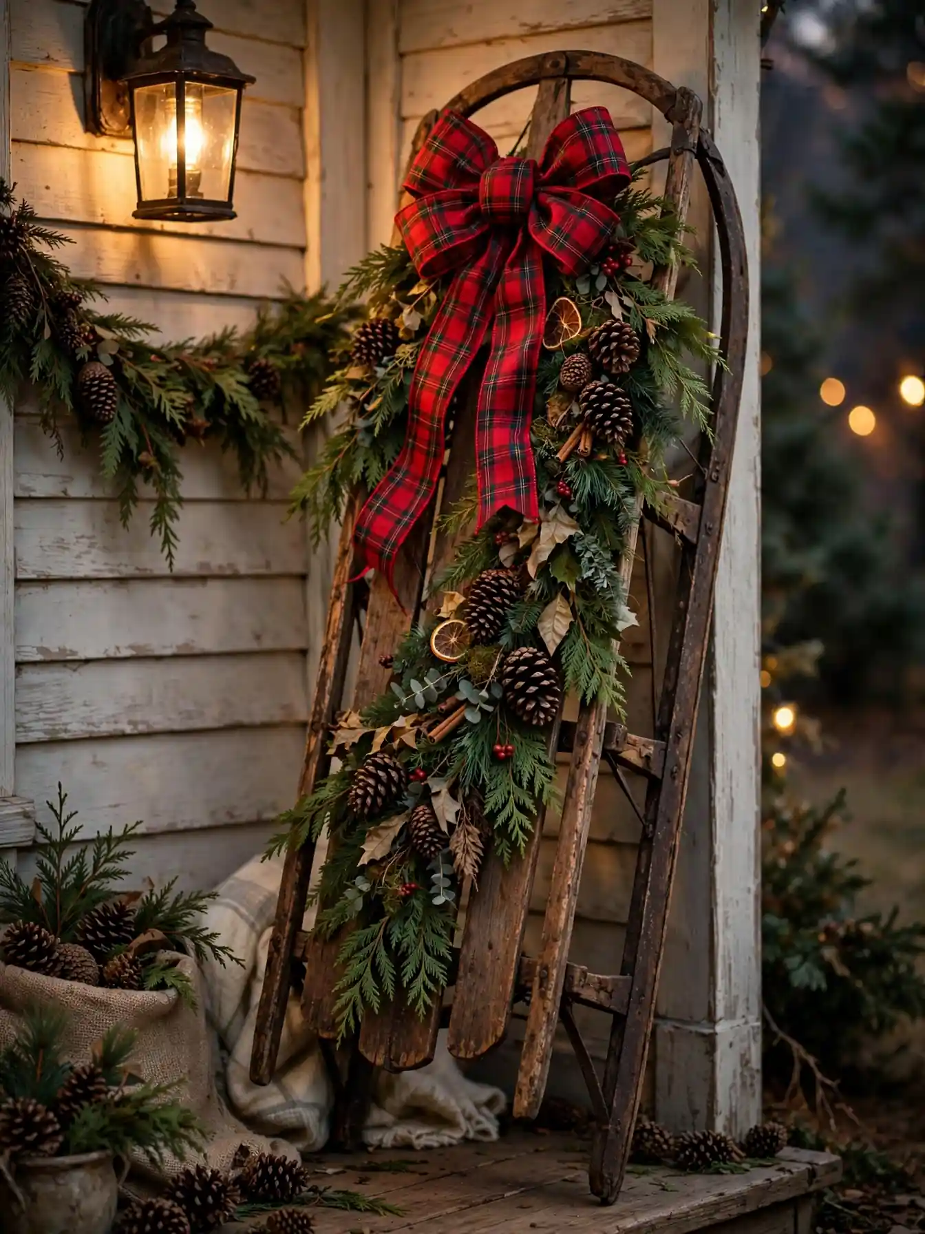 15 Festive Christmas Porch Decor Ideas to Welcome the Holidays 14 christmas porch decor