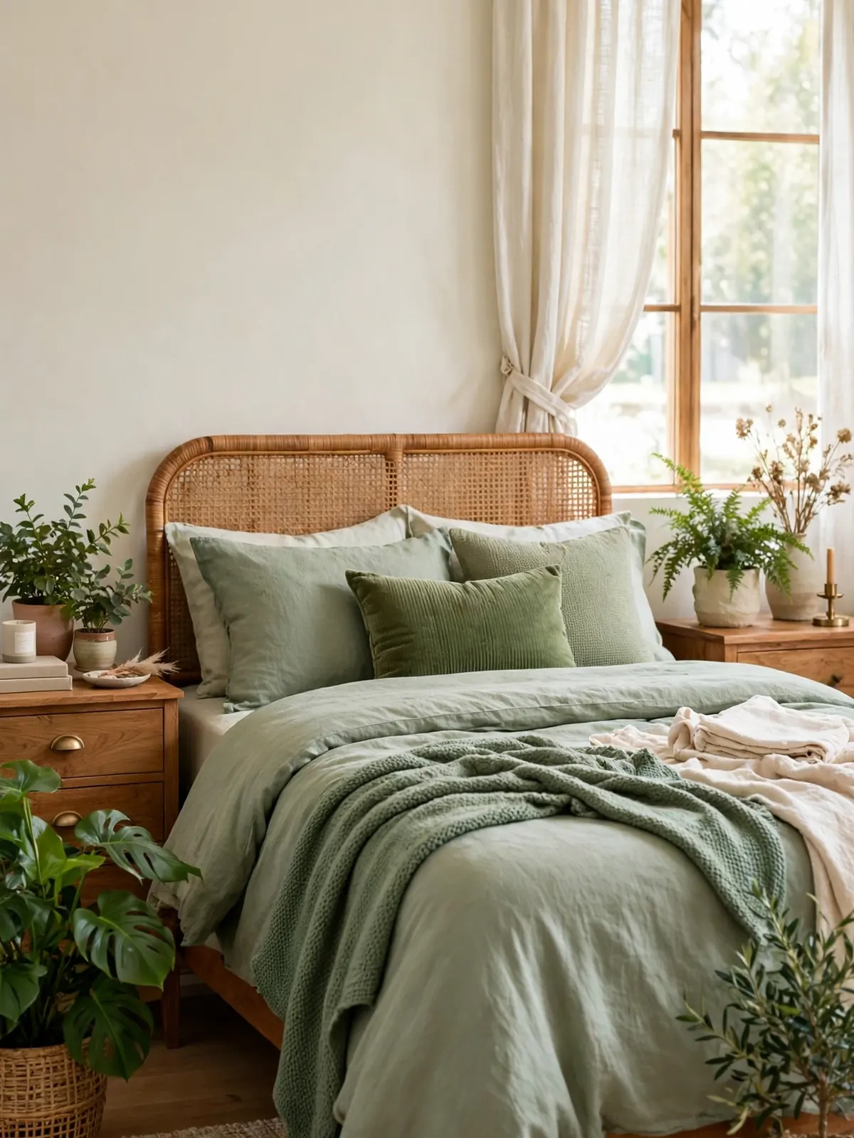 greenery bedroom ideas