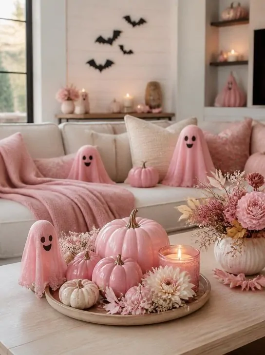Stylish Pink Halloween Decor Color Palette image 196