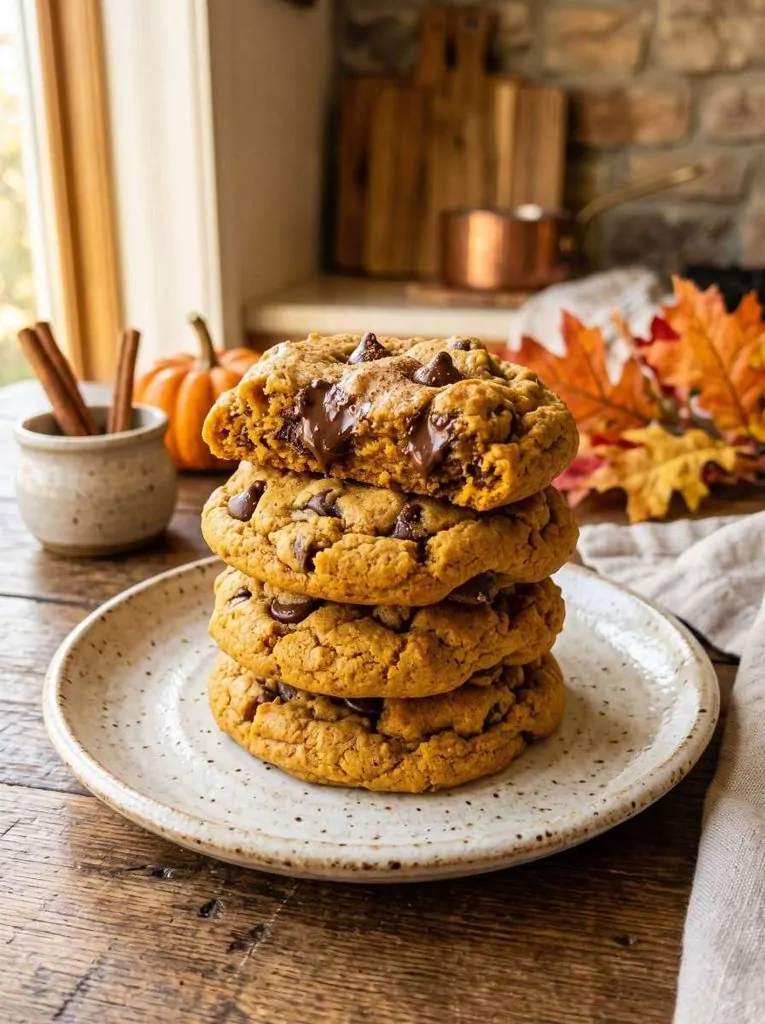 Pumpkin Chocolate Chip Cookies – Fall Baking image 243