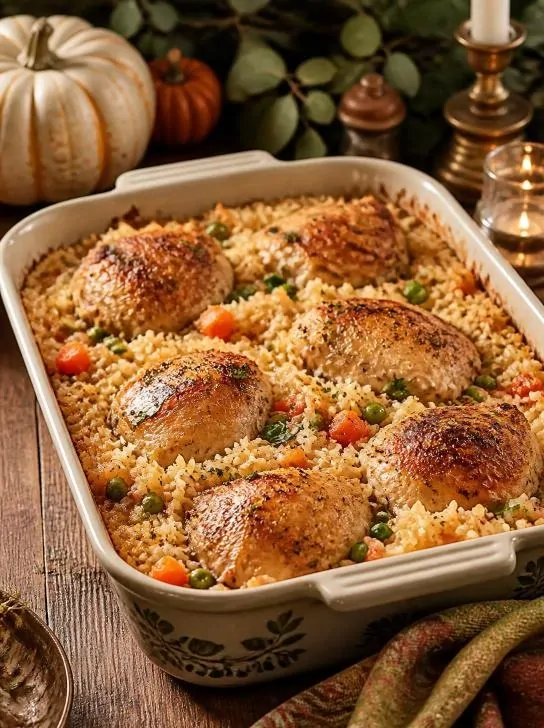 Baked Chicken and Rice Casserole image 256