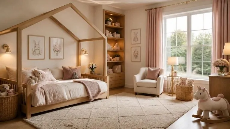 15+ Toddler Girl Bedroom Ideas: Ultimate Cozy & Cute Dusty Pink, Cream & Light Oak Spaces 20 15+ Toddler Girl Bedroom Ideas: Ultimate Cozy & Cute Dusty Pink, Cream & Light Oak Spaces
