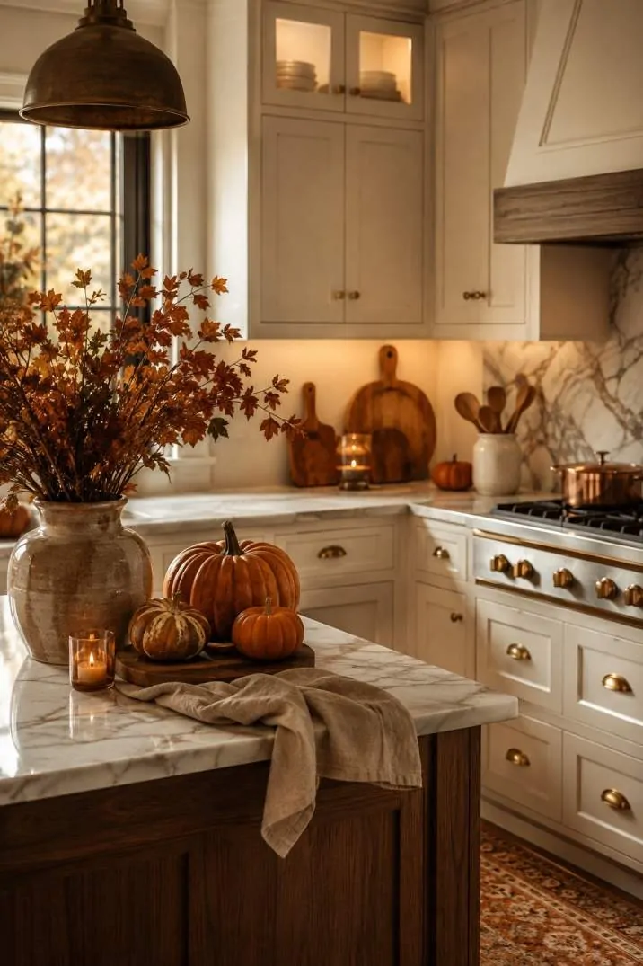 12+ Fall Kitchen Decor Ideas for a Stunning and Elegant Autumn Kitchen