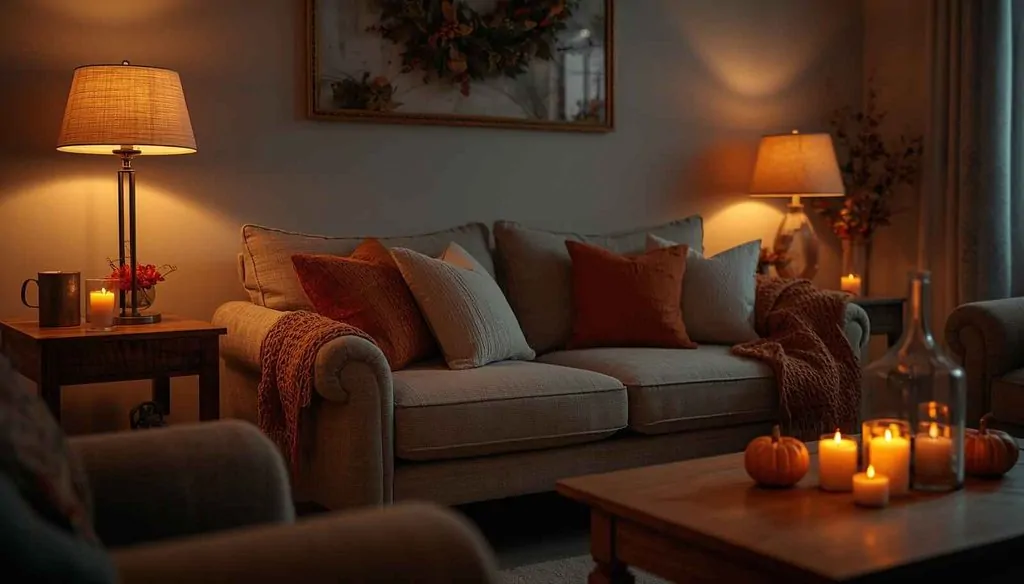 Warm Lighting and Candles for Fall Decor image 5