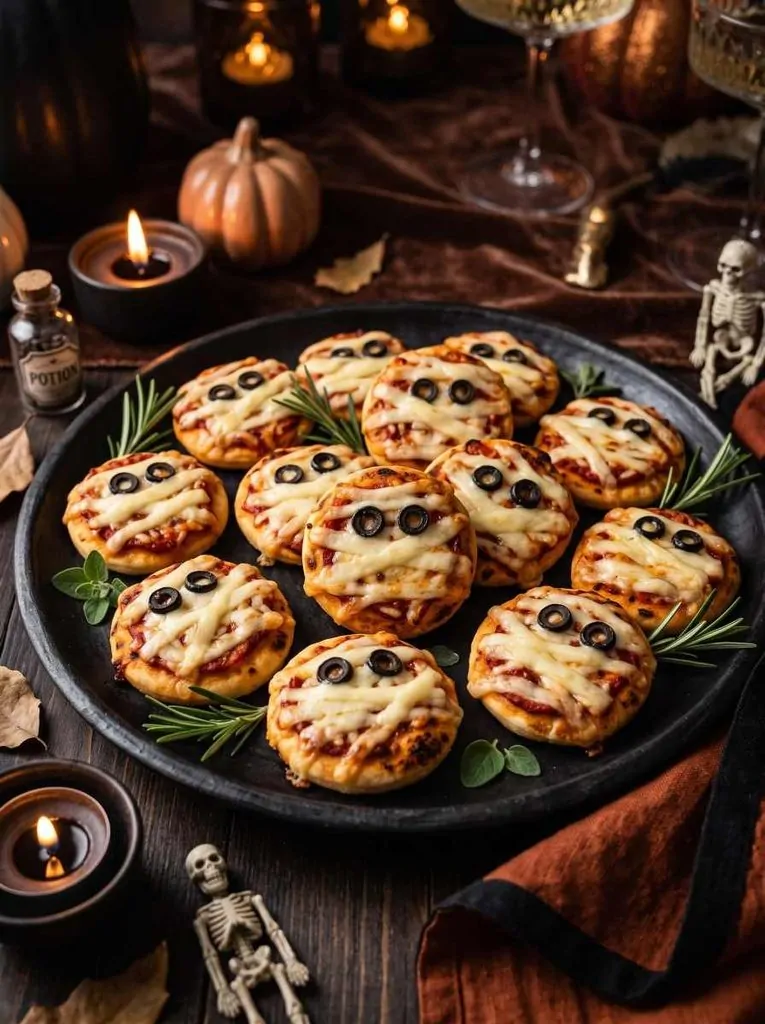 Mummy Pizza Bites for Halloween image 12