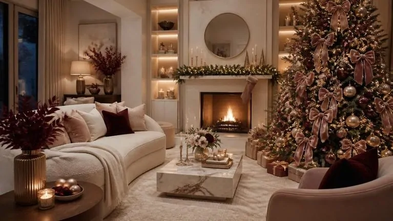 10+ Stunning Christmas Tree Ideas 2026: Gorgeous Blush Pink, Burgundy & Luxe Holiday Themes