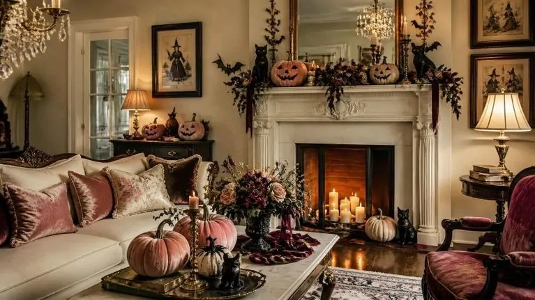 10+ Awesome Pink Nintage Halloween Decor Ideas: The Ultimate Retro Halloween Aesthetic