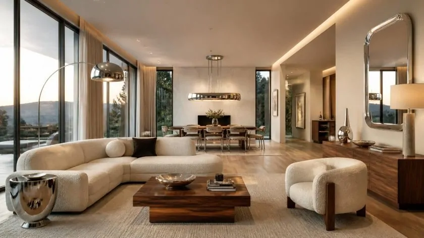 chrome home decor ideas