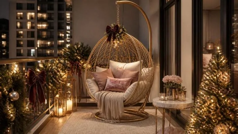 10+ Stunning Christmas Balcony Ideas: The Ultimate Guide to Magical Lights, Cozy Decor & Small Apartment Inspiration