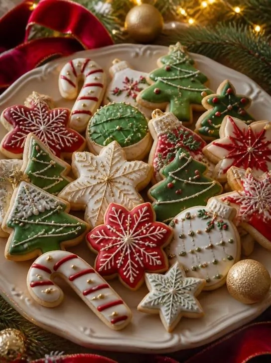 Classic Christmas sugar cookies- christmas cookies recipes