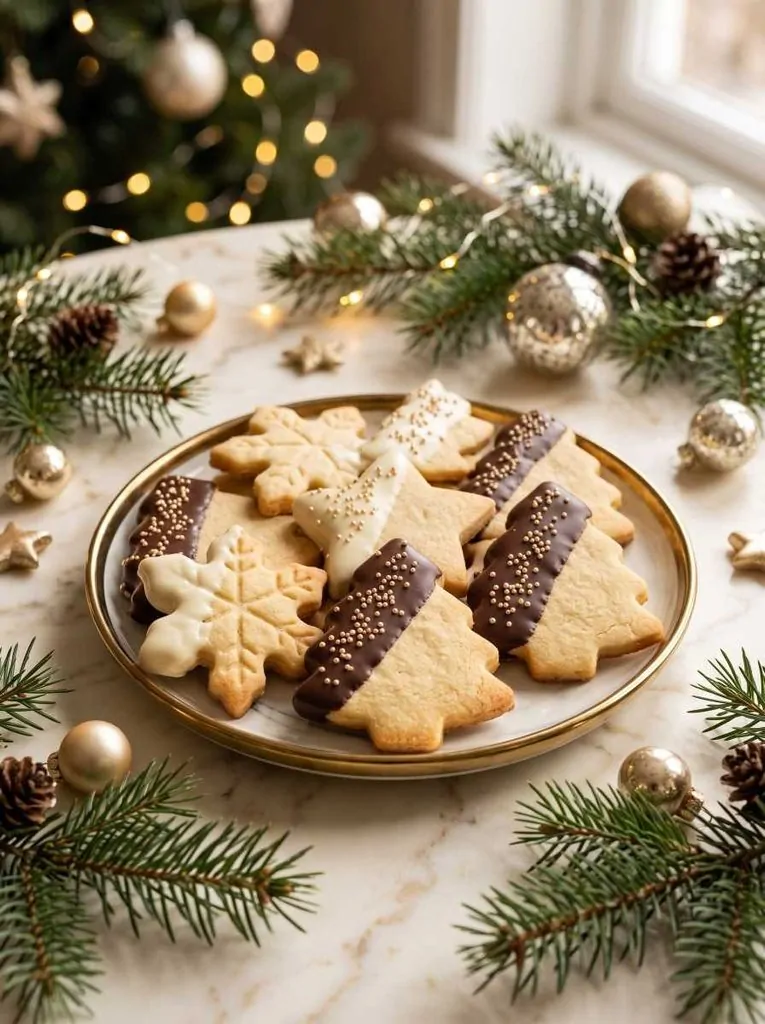 Shortbread Christmas cookies