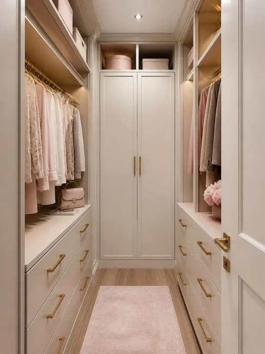 Practical Small Walk-In Closet Dimensions and Layout image 247