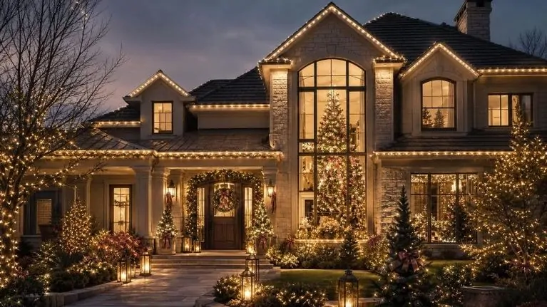 25+ Stunning Christmas Lights Ideas for a Cozy & Magical Home: Indoor & Outdoor Decor